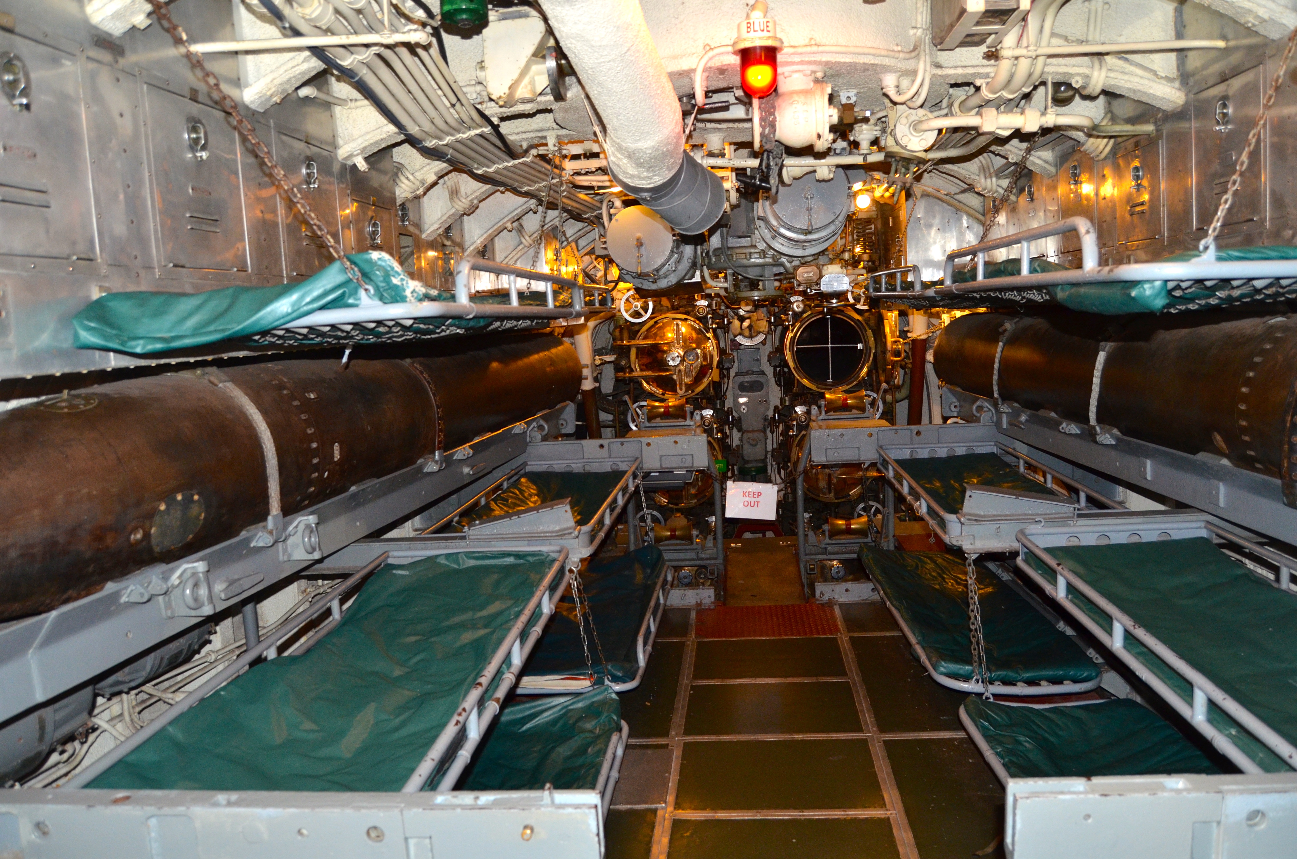 USS Silversides Submarine Museum Sleeping Area
