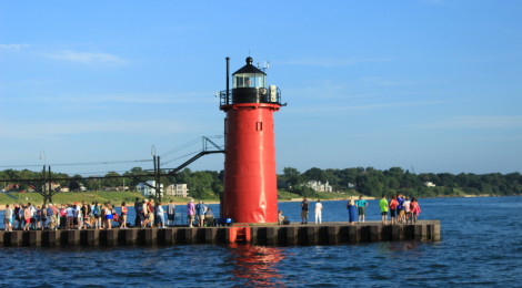 South Haven Lighthouse, Lake Michigan