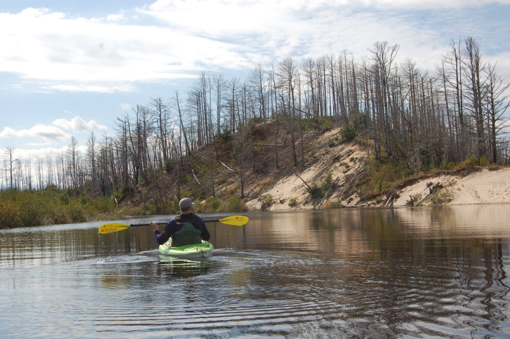 Two Hearted River Kayak Chris Upper Peninsula