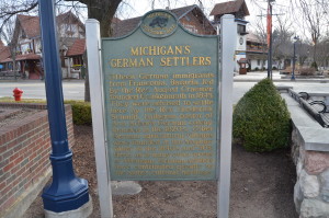 Frankenmuth Michigan German Settlers Historic Marker
