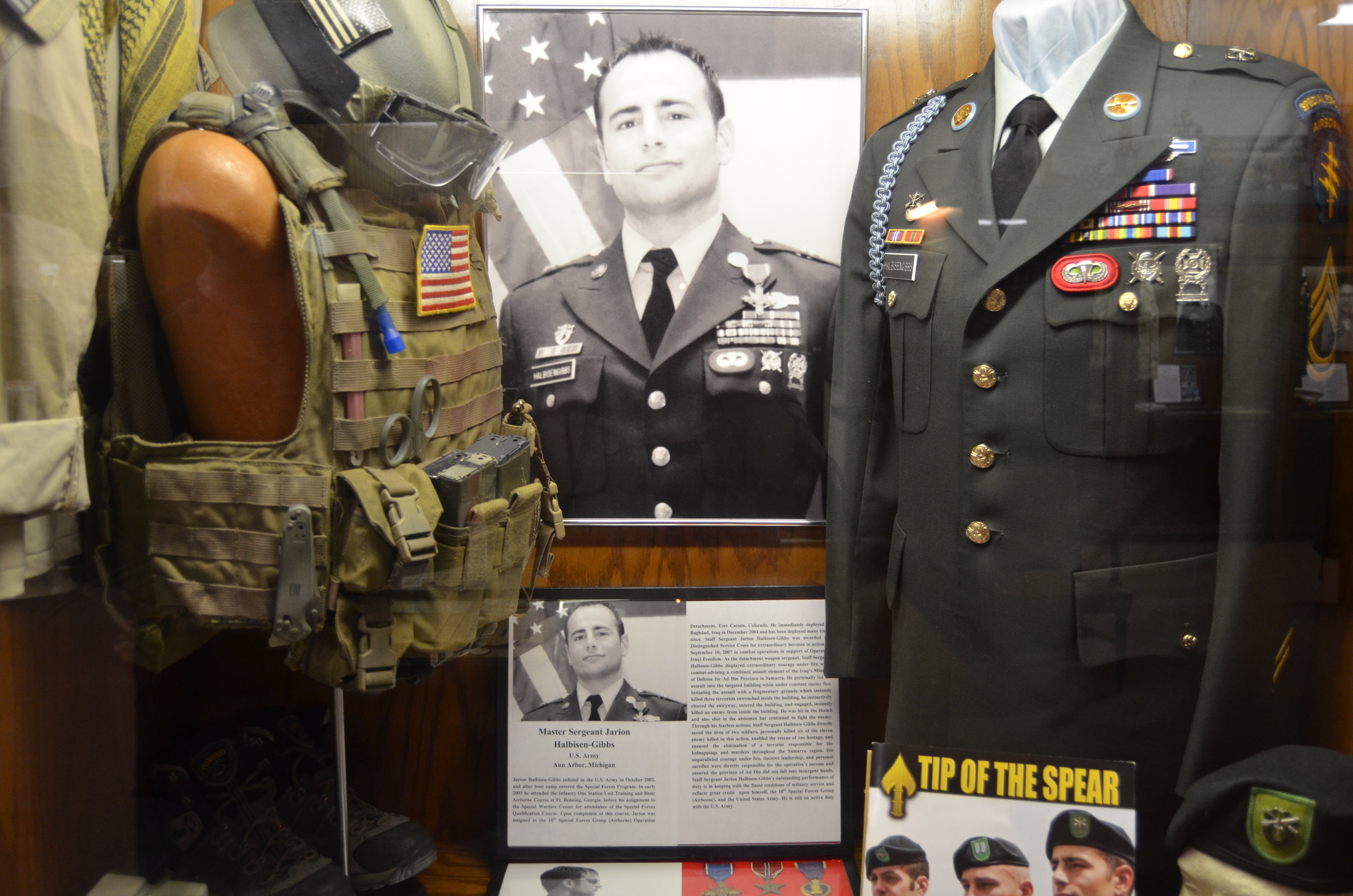 Michigan's Own Military and Space Heroes Museum Jarion Halbisen-Gibbs
