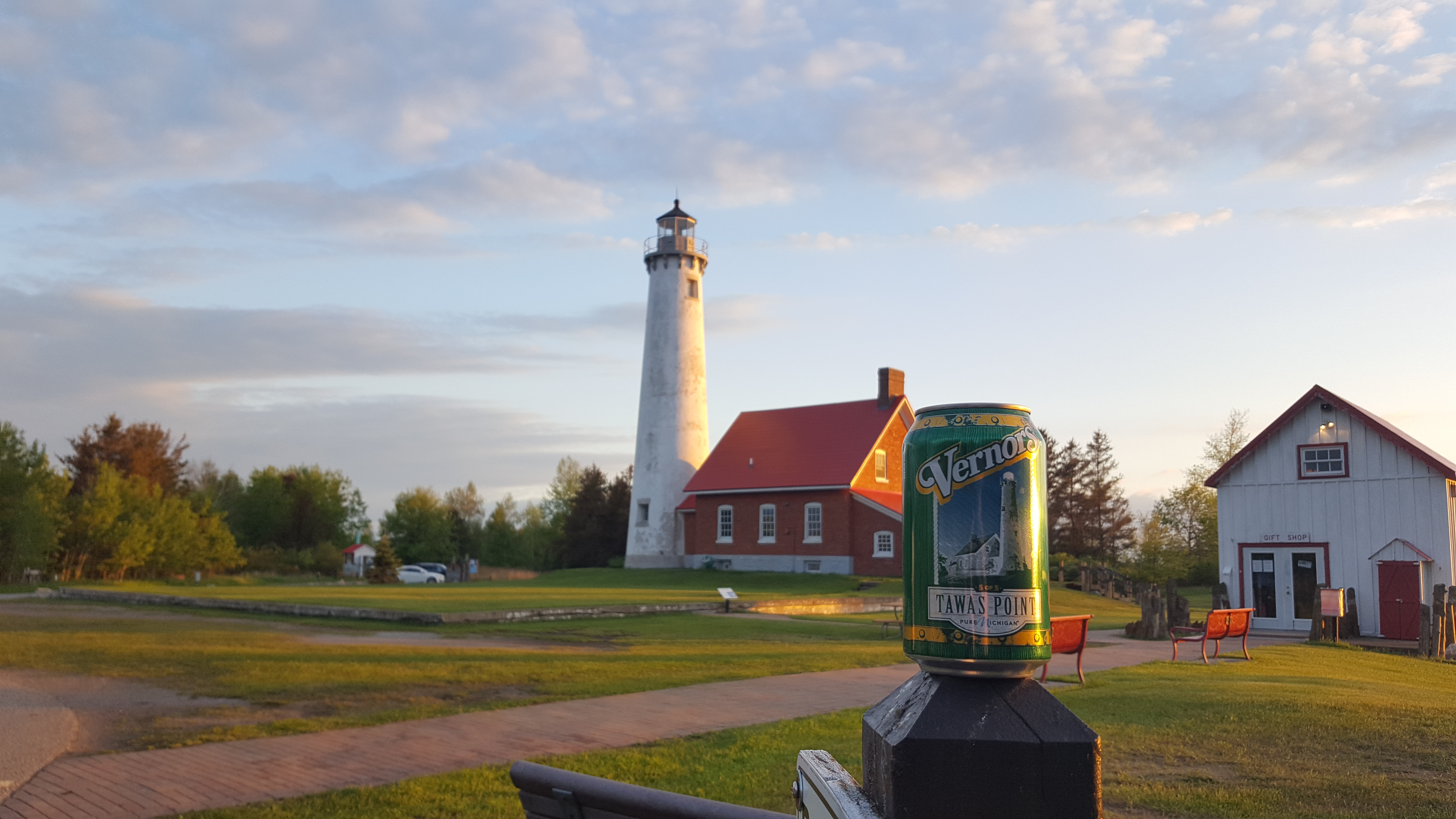 Tawas Point Vernors Can Pure Michigan Lighthouses 2