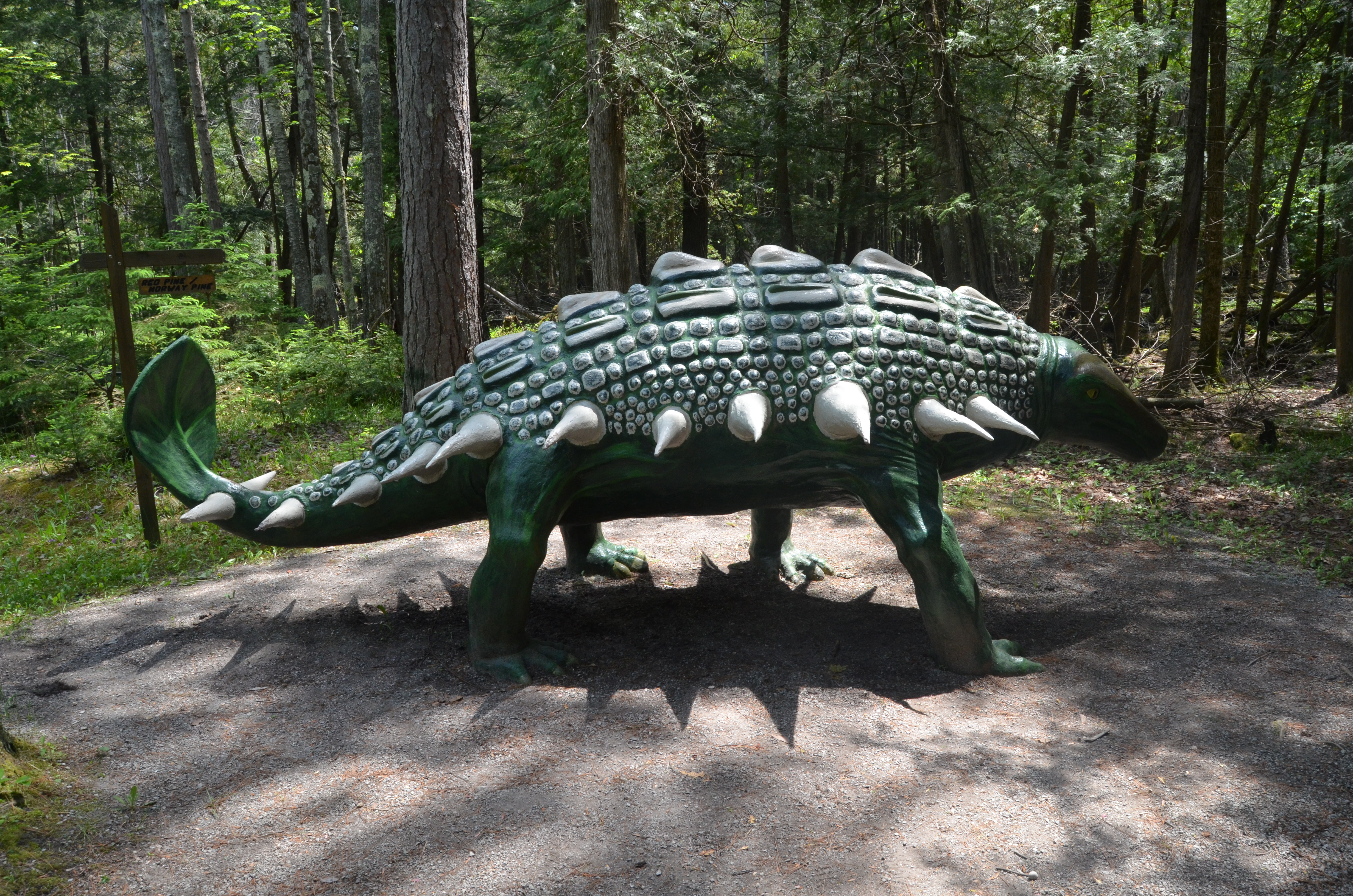 Dinosaur Gardens Ankylosaurus Ossineke Michigan