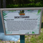 Dinosaur Gardens Brontosaurus Sign Ossineke Michigan