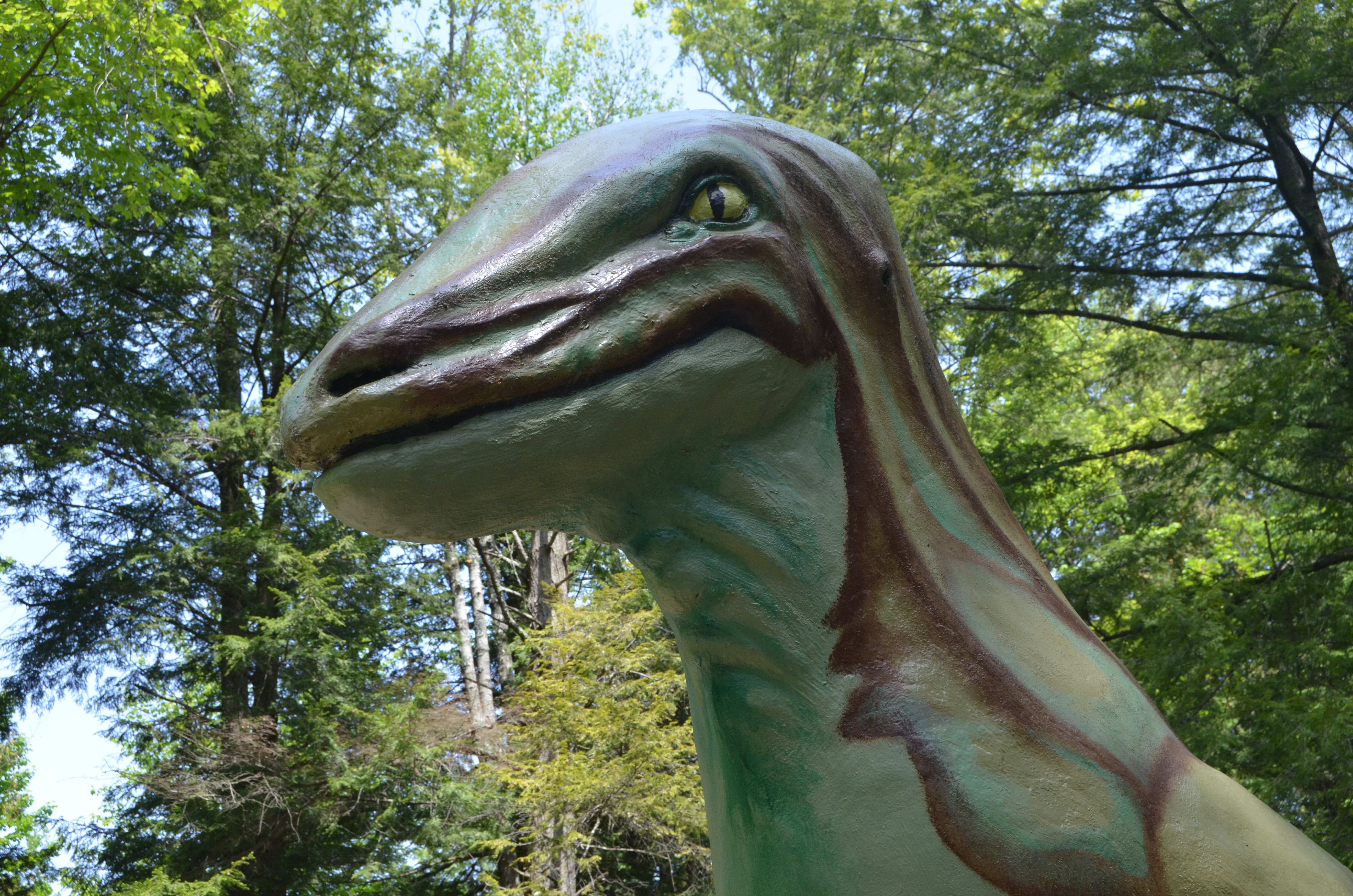Dinosaur Gardens Close Up Michigan Prehistoric