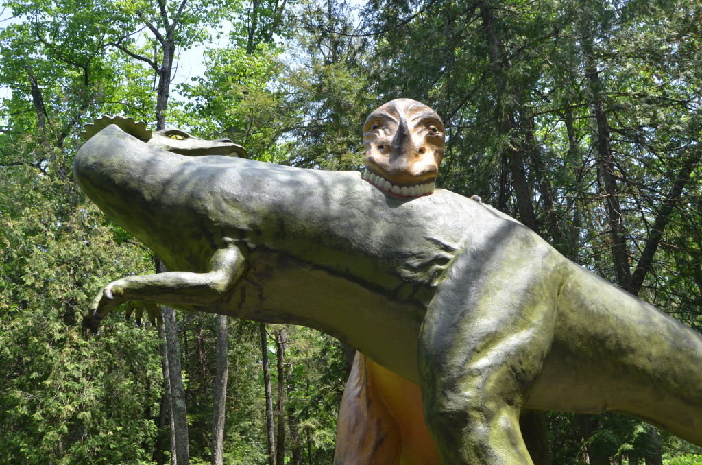 Dinosaur Gardens Michigan Attack Ossineke