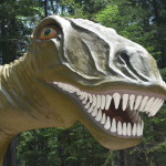 Dinosaur Gardens T Rex Close Up Ossineke Michigan Prehistoric