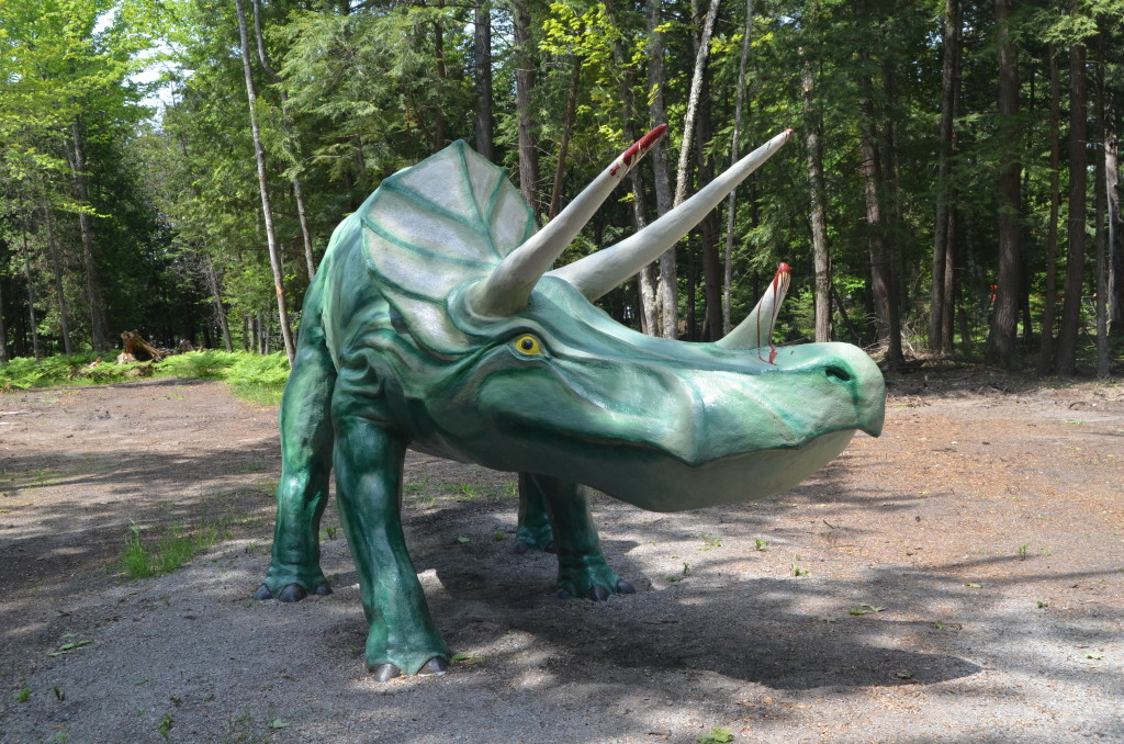 Dinosaur Gardens Triceratops Face Ossineke Michigan