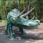 Dinosaur Gardens Triceratops Face Ossineke Michigan