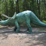 Dinosaur Gardens Triceratops Ossineke Michigan