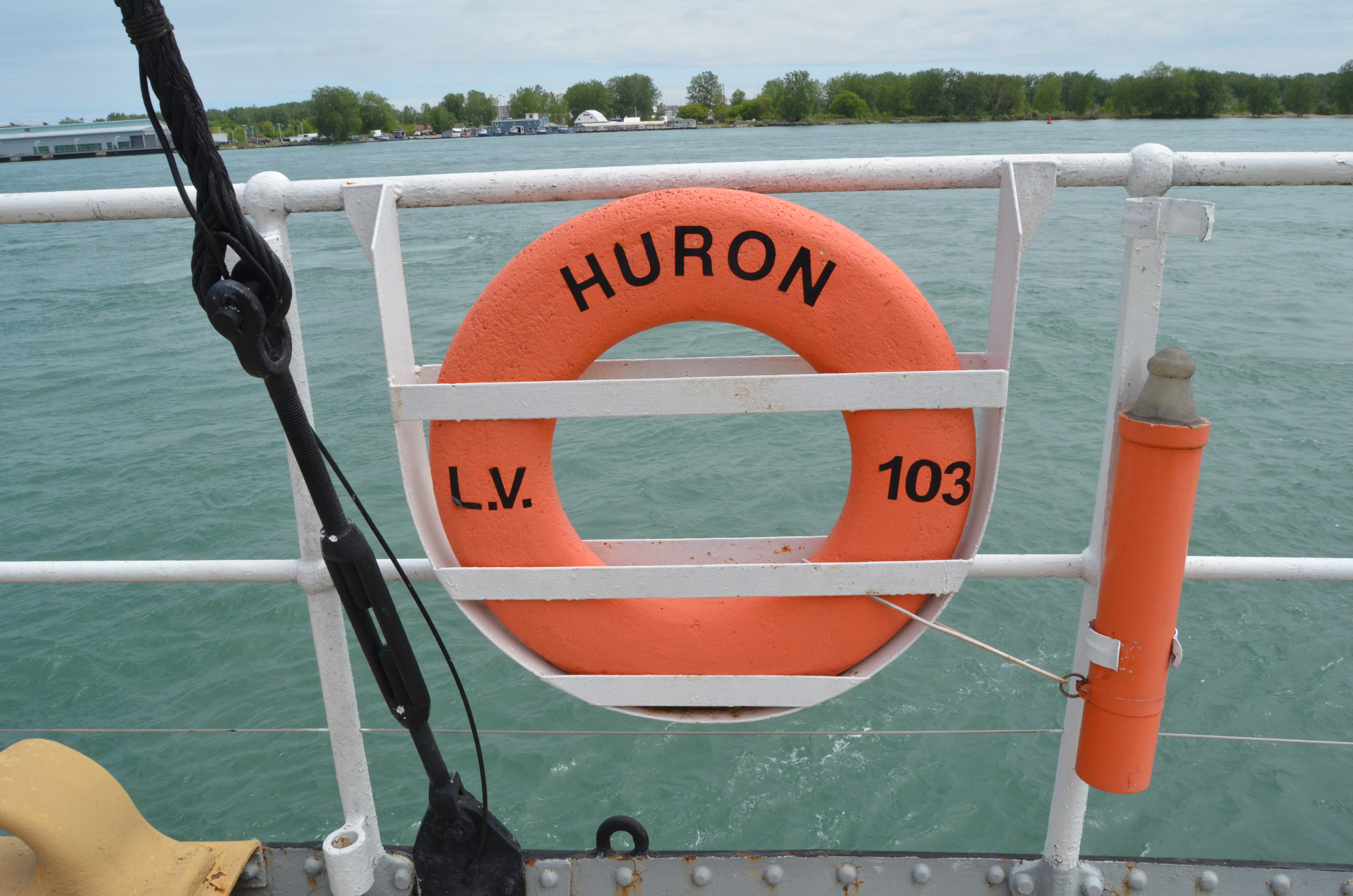 Lightship Huron Life Ring Michigan Museum