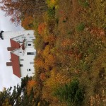Fall Color Point Iroquois Lighthouse Vertical