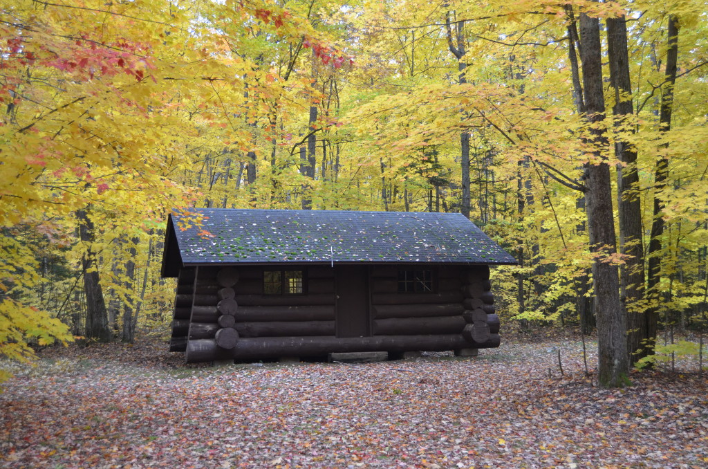 Fall Color Whitefish Bay Scenic Byway Cabin Monocle Lake Campground