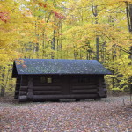 Fall Color Whitefish Bay Scenic Byway Cabin Monocle Lake Campground