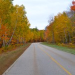 Fall Color Whitefish Bay Scenic Byway Michigan
