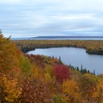 Fall Color Whitefish Bay Scenic Byway Mission Hill Overlook