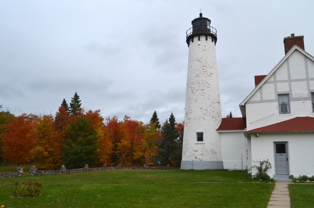 Fall Color Whitefish Bay Scenic Byway Point Iroquois Lighthouse