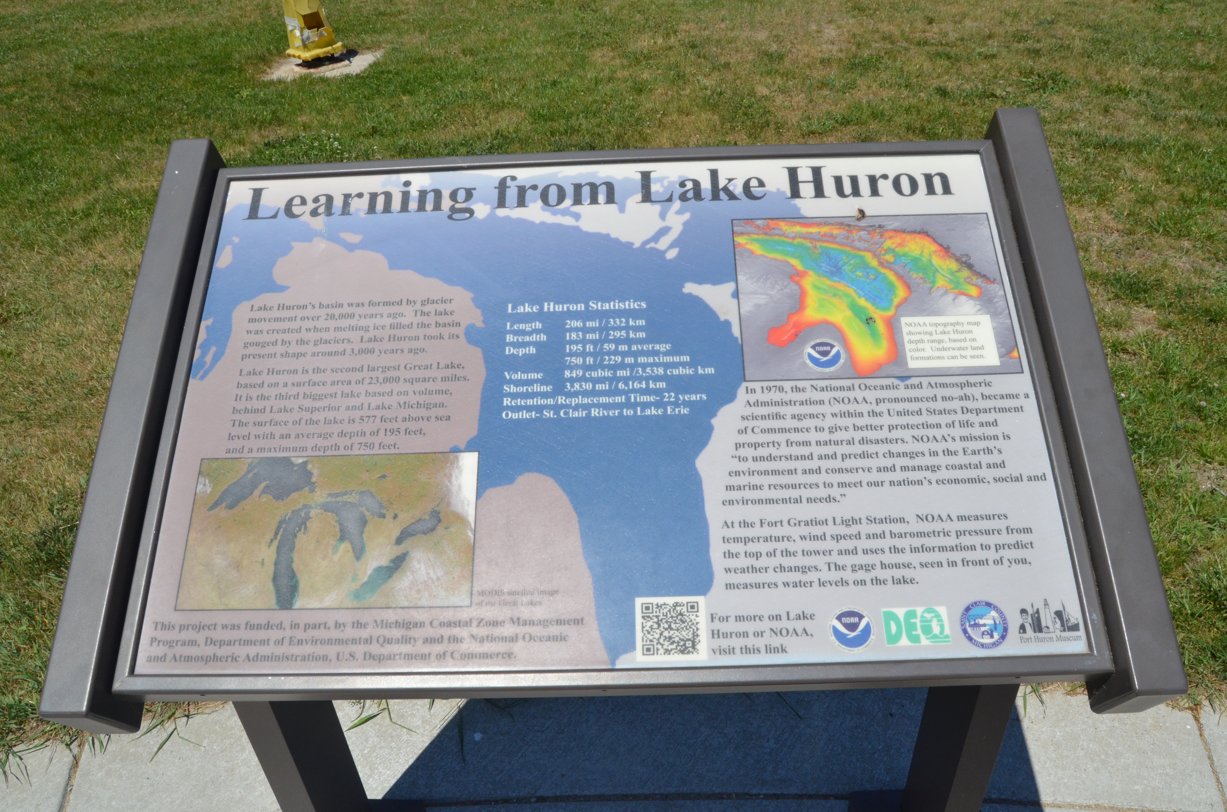 Fort Gratiot Lighthouse Lake Huron Water Levels Information