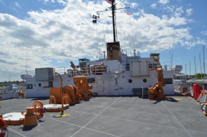 Icebreaker Mackinaw Maritime Museum Back Deck