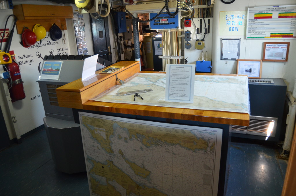 Icebreaker Mackinaw Maritime Museum Chart Room