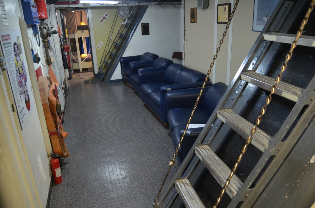 Icebreaker Mackinaw Maritime Museum Interior Stairwell