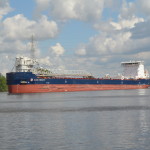 Freighter Algoma Innovator on the Saginaw River