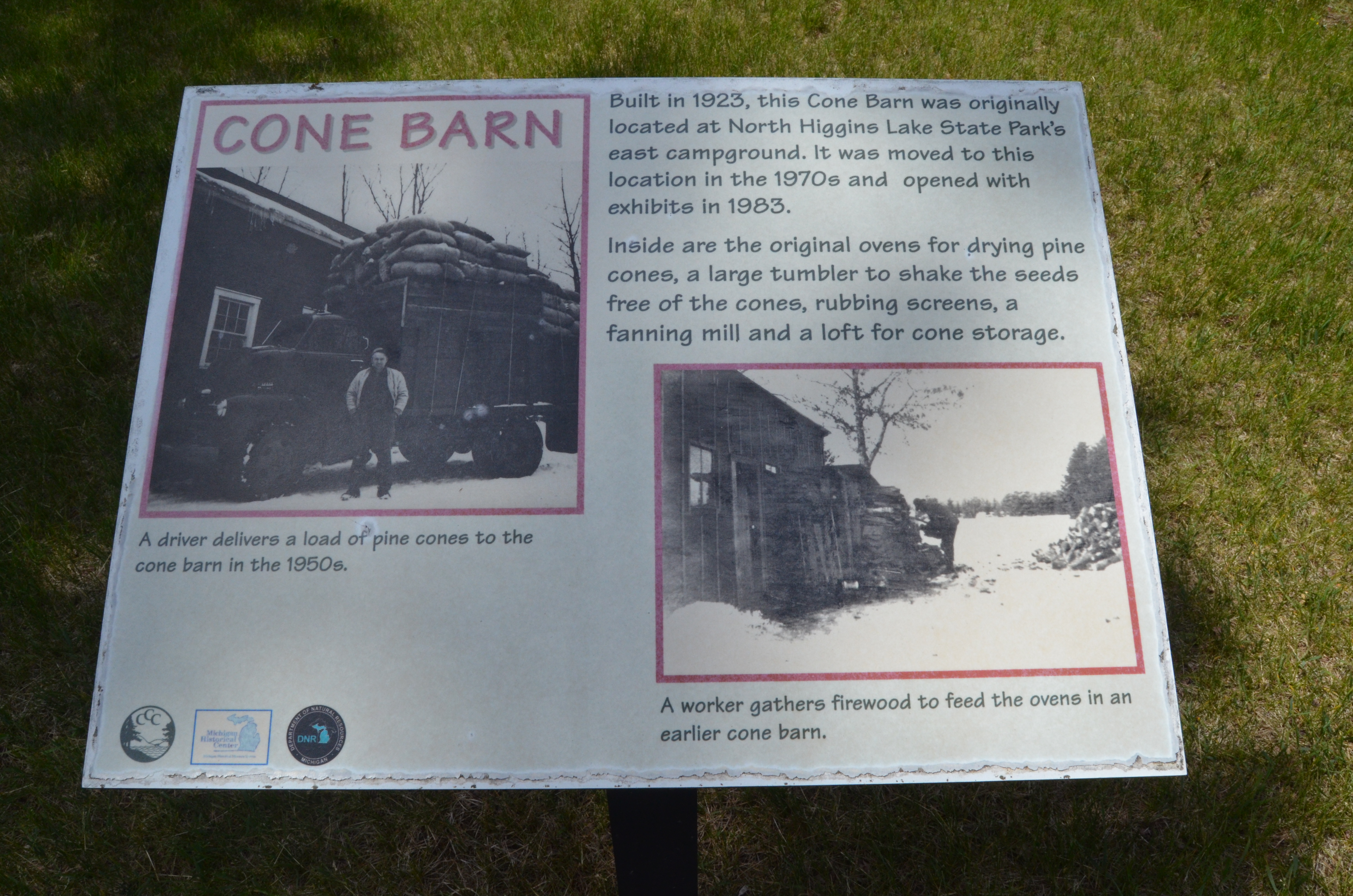 Michigan Civilian Conservation Corps Museum Cone Barn Information