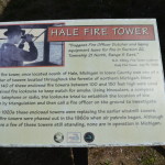 Michigan Civilian Conservation Corps Museum Hale Fire Tower Sign