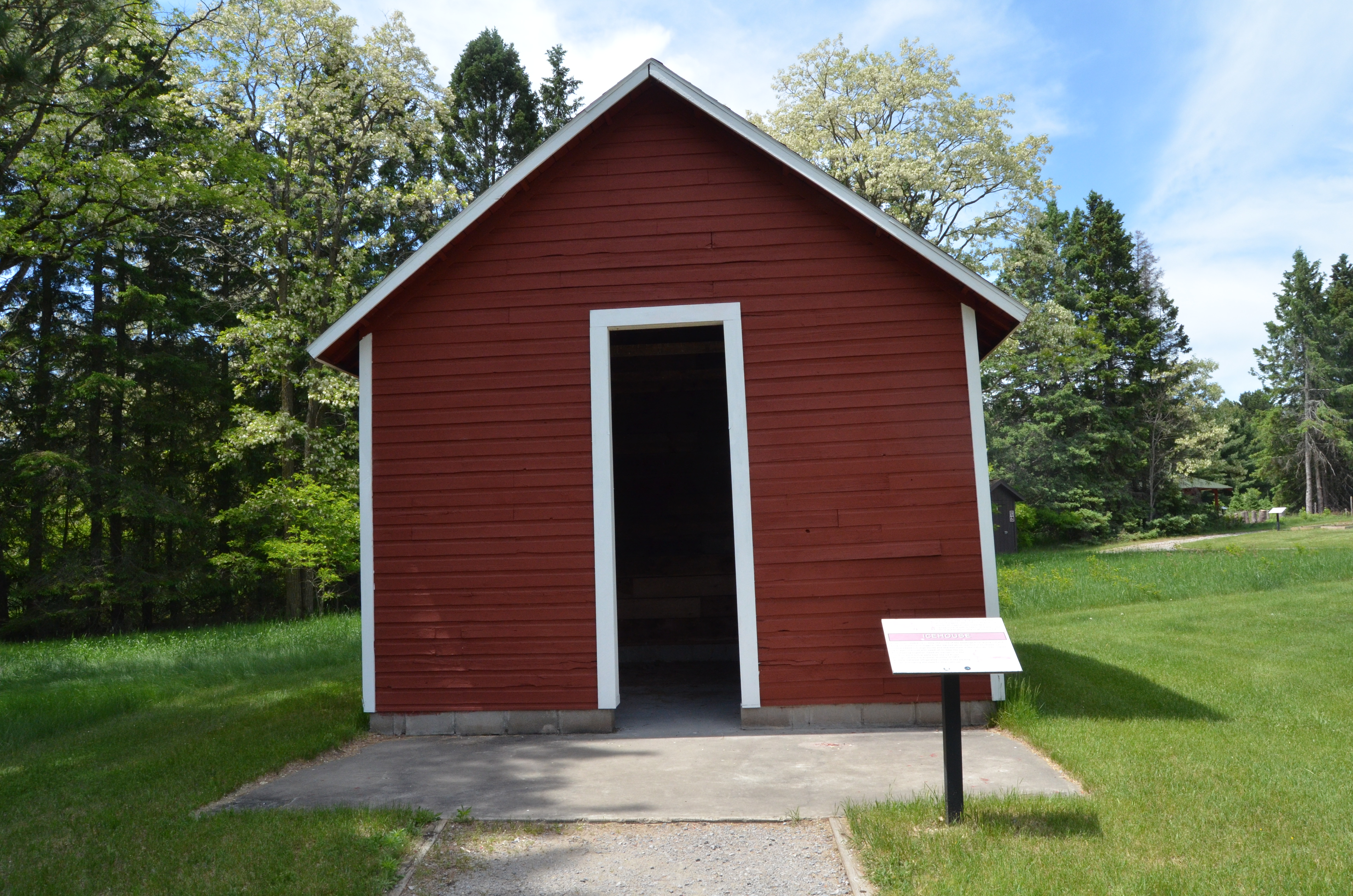Michigan Civilian Conservation Corps Museum Ice House