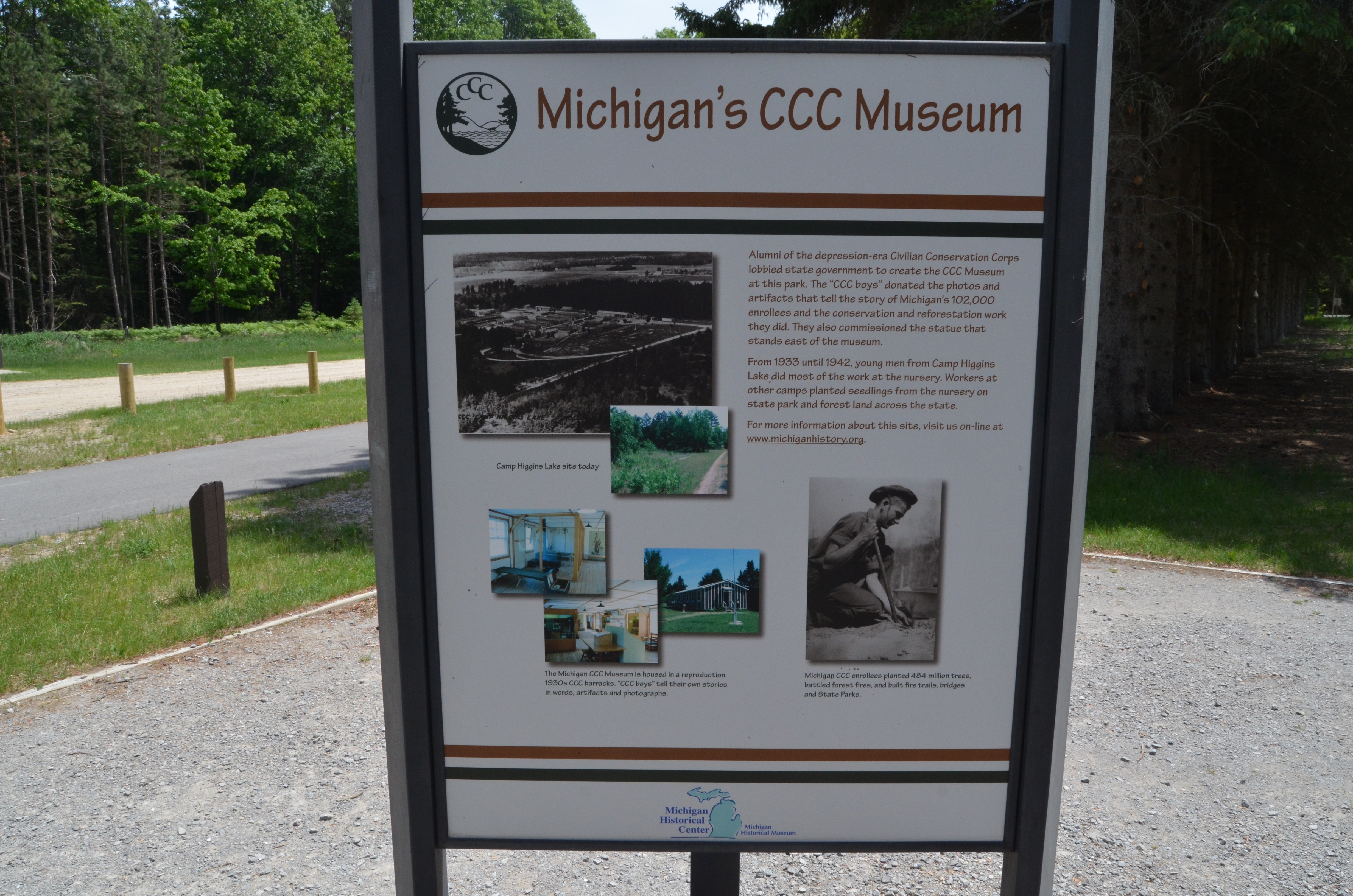 Michigan Civilian Conservation Corps Museum North Higgins Lake