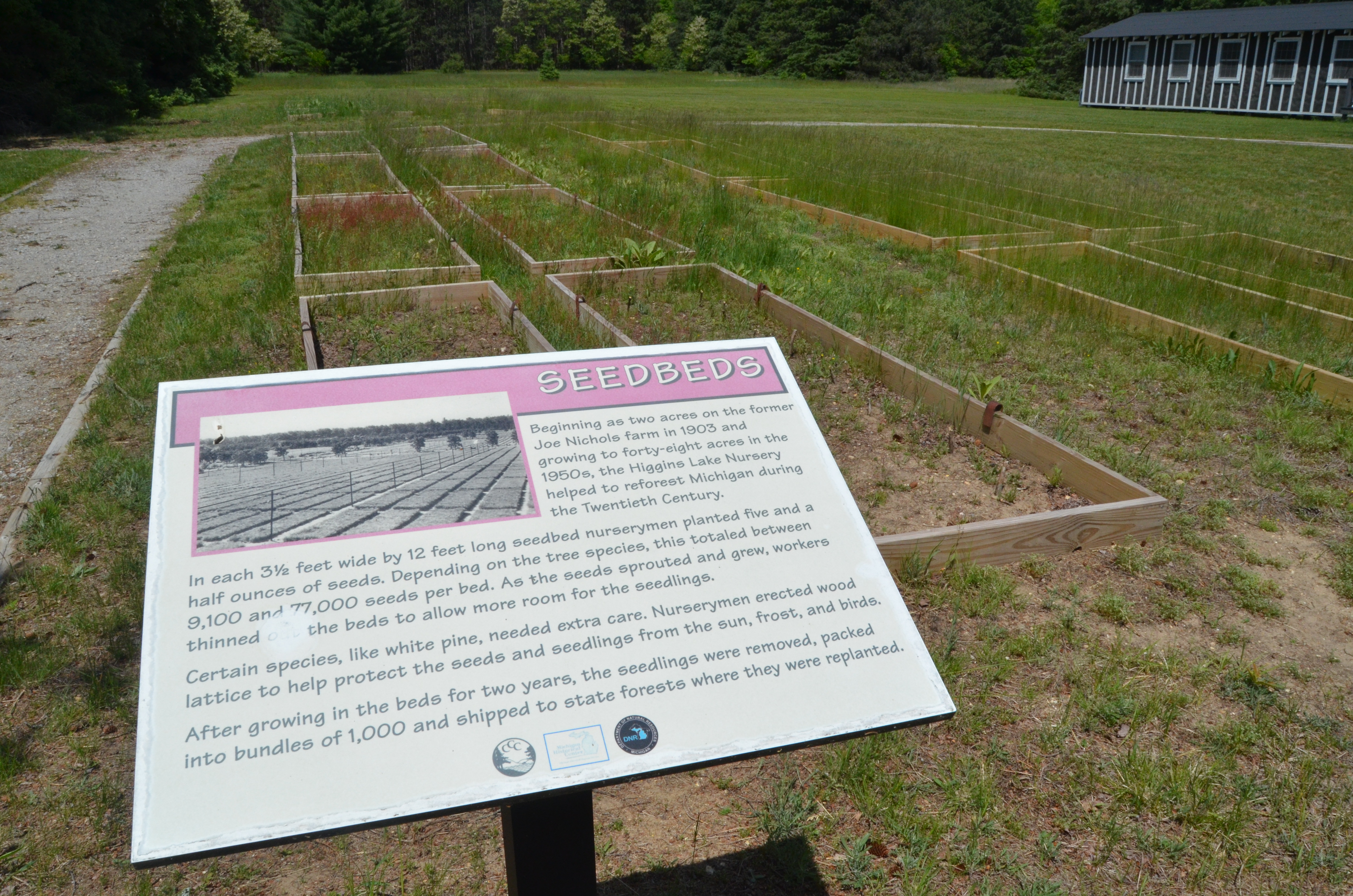 Michigan Civilian Conservation Corps Museum Seed Bed Garden