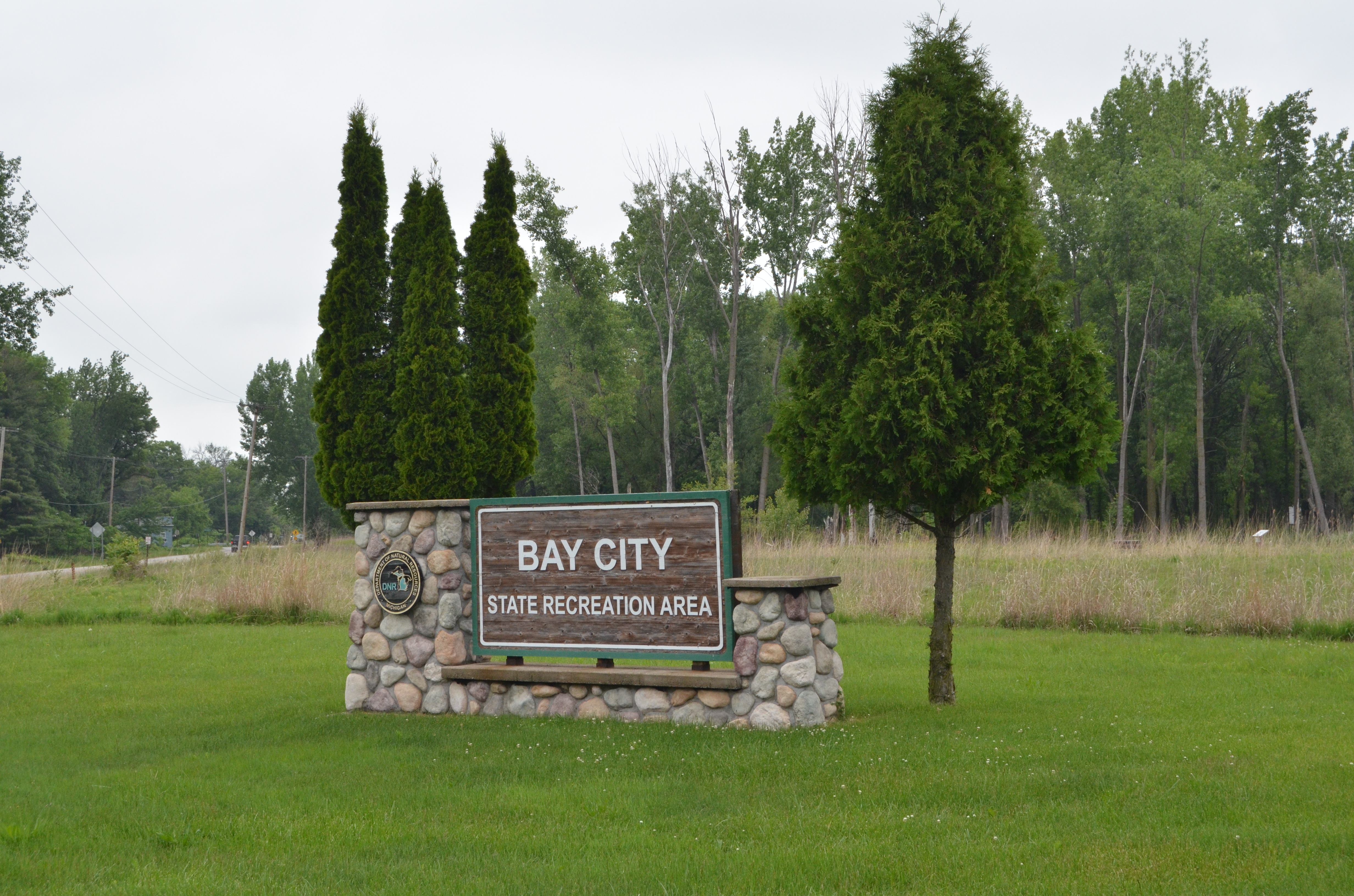 Bay City State Recreation Area Sign Michigan