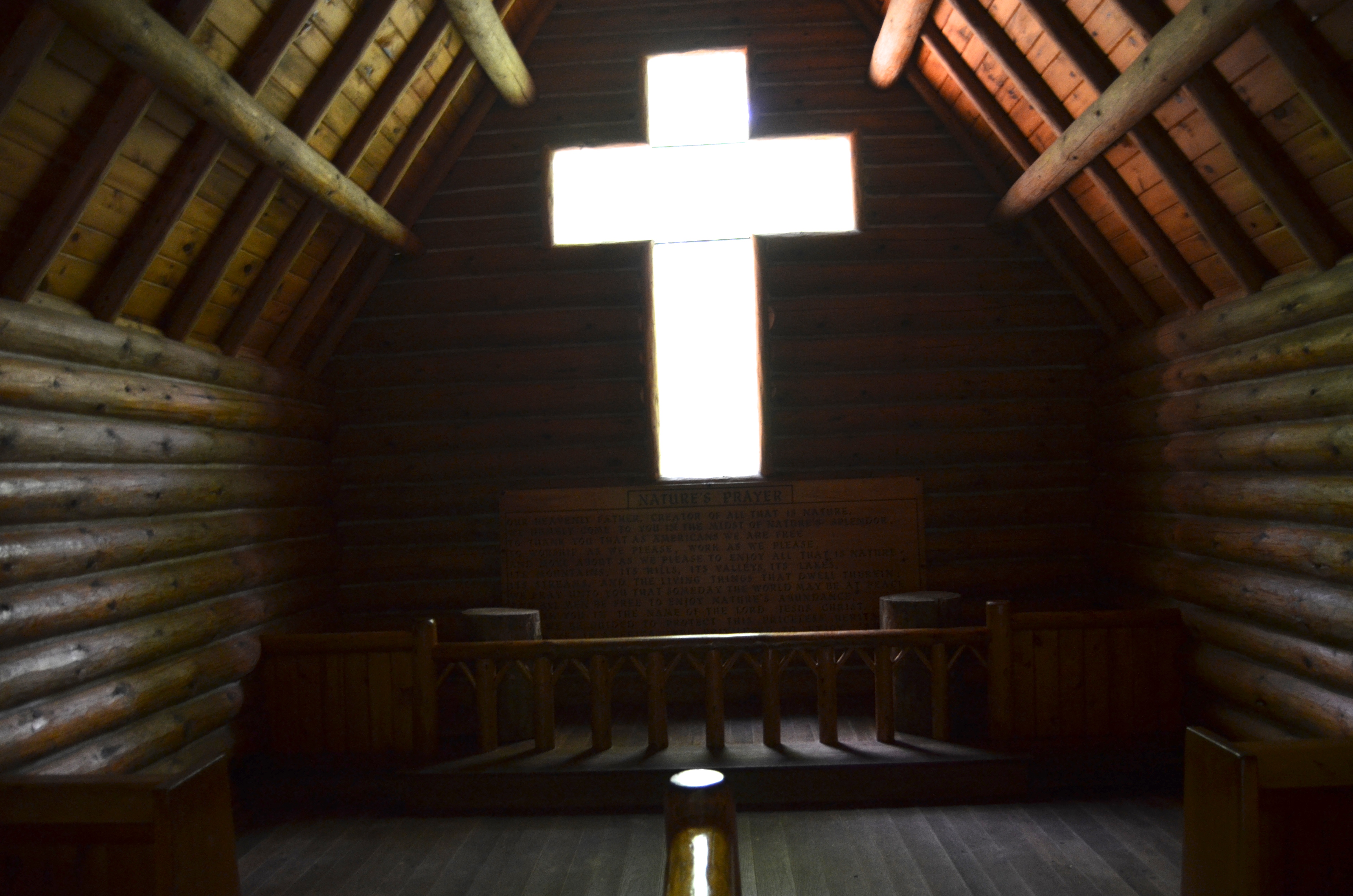 Hartwick Pines State Park Chapel in the Pines Interior