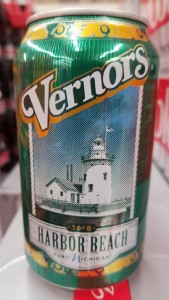 Harbor Beach Vernors Michigan Lighthouse Cans