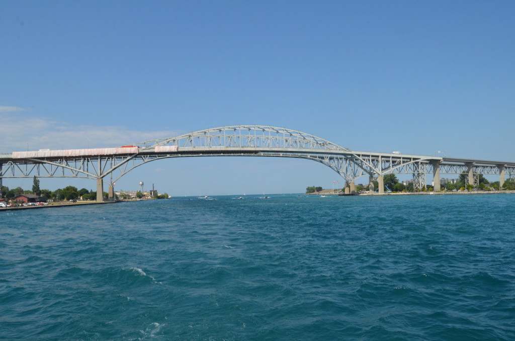 Huron Lady Cruises Blue Water Bridge St. Clair River