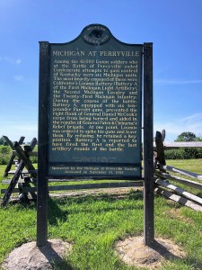 Michigan Civil War Historical Marker Perryville Kentucky