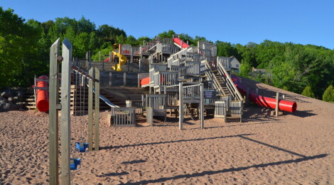 Chutes and Ladders Playground in Houghton is Fun For All Ages