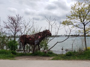 Port Huron River Walk Sugar Iron Horse