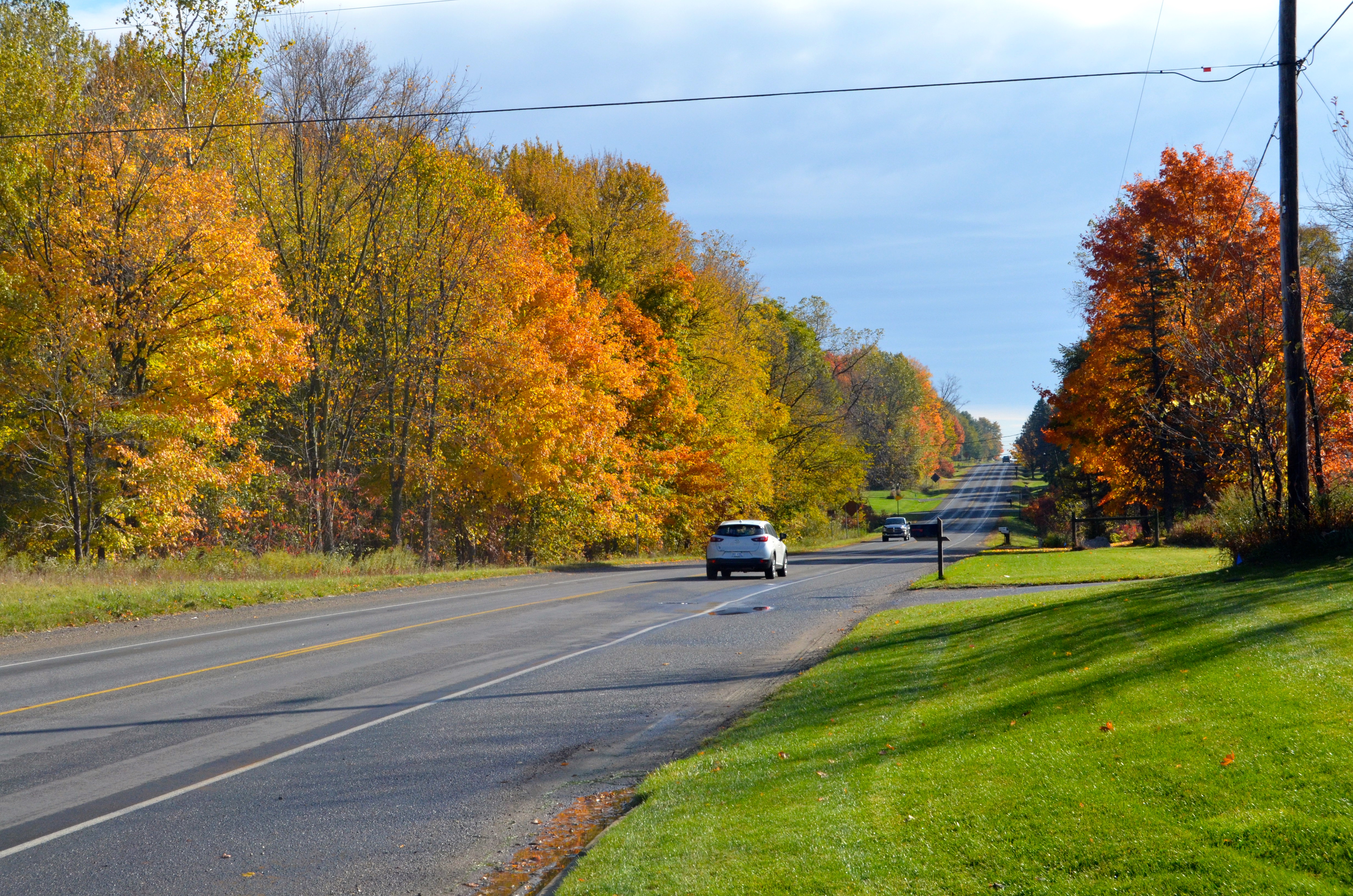 Kent County Fall Color Tour 100th St. Eastbound