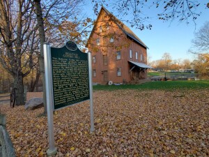 Bellevue Gothic Mill Michigan Historical Marker
