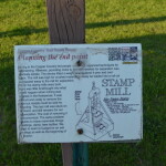 Ahmeek Stamp Mill Ruins MTU Sign