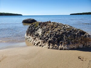 Big Shoal Bay Beach Drummond Island Michigan