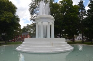 Brooks Memorial Fountain Marshall Michigan Close Up