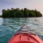 Kayaking the St. Mary's River, Drummond Island, September
