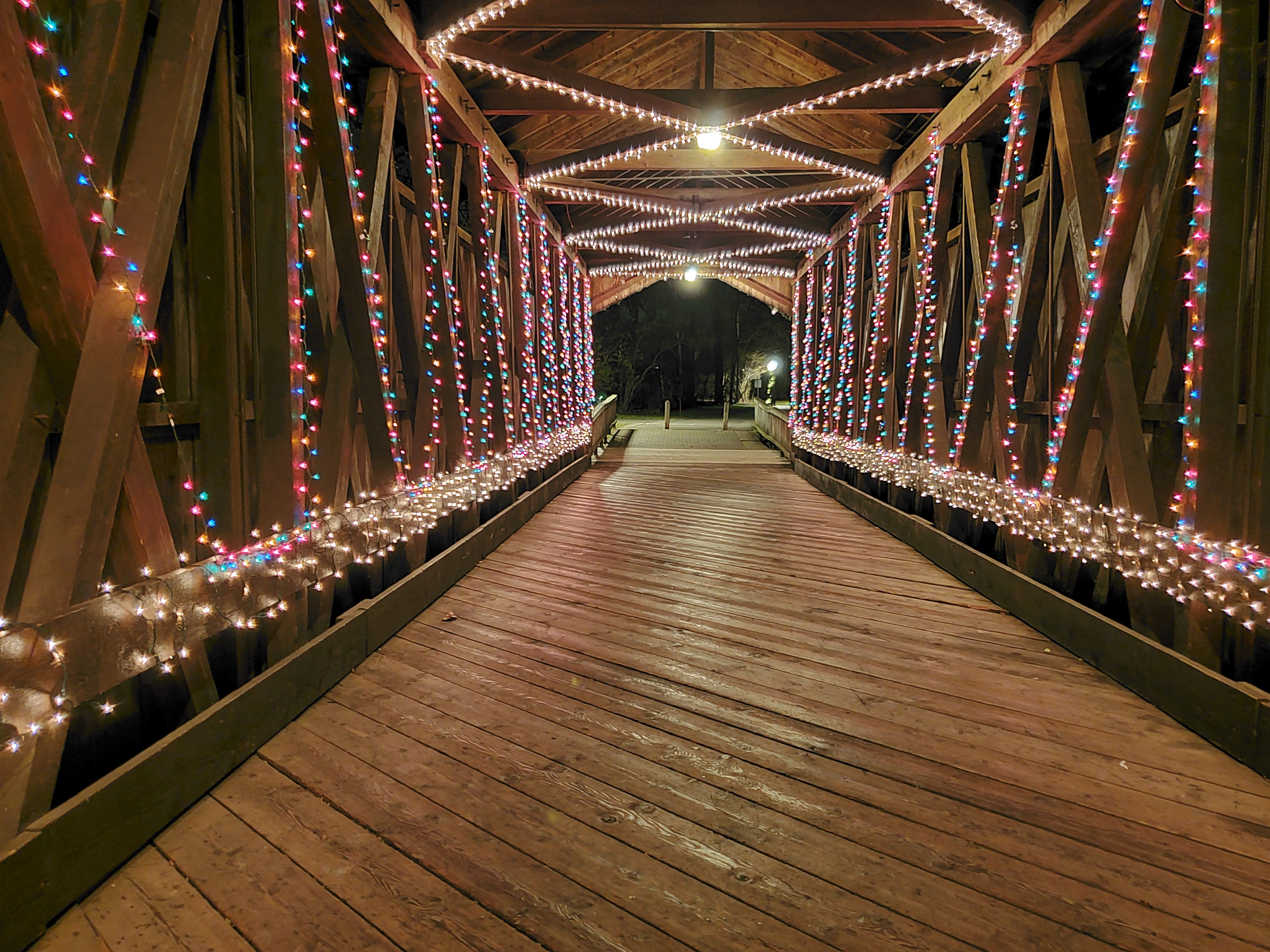 Ada Covered Bridge Winter Wonderland, December