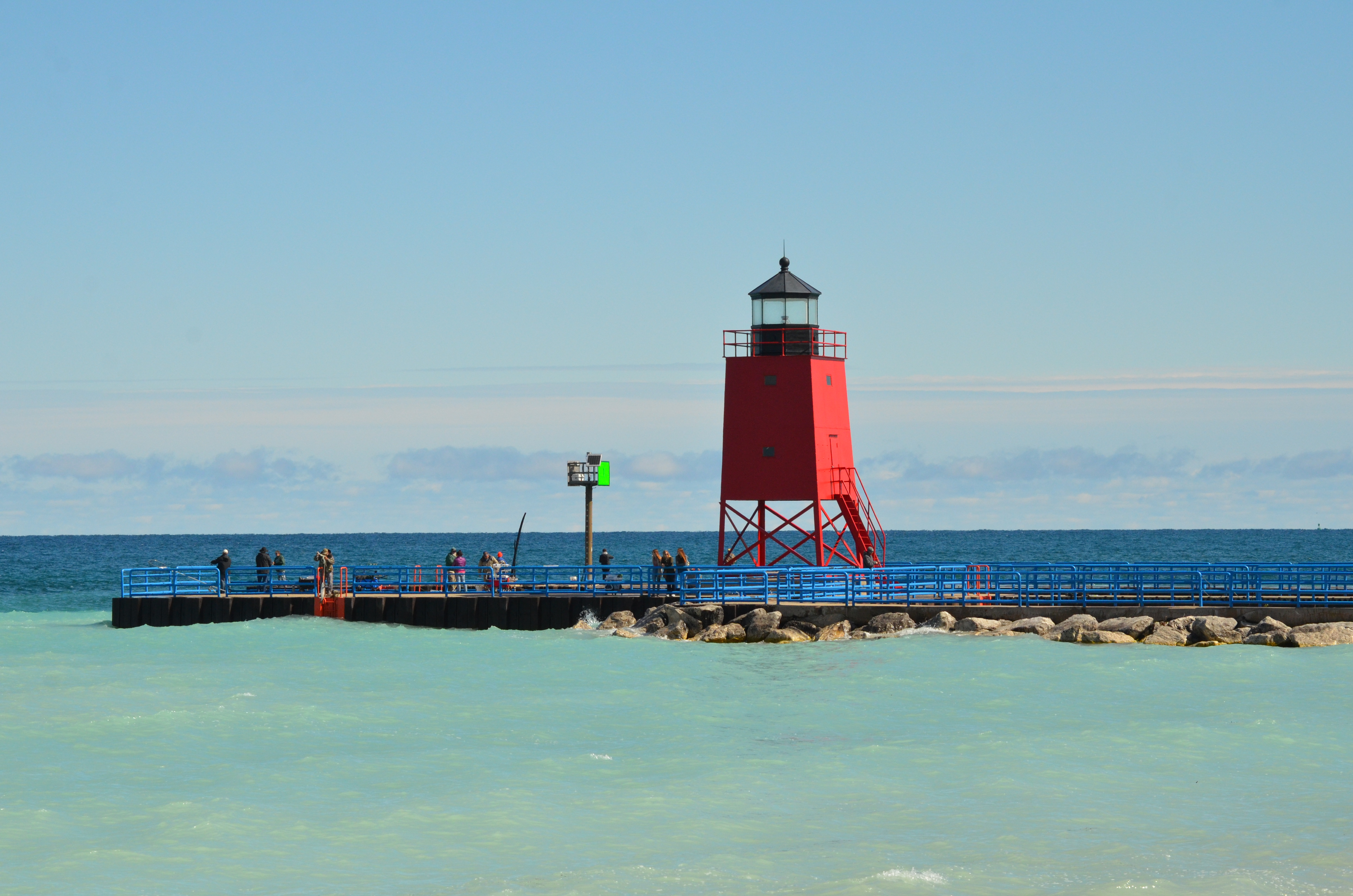 Charlevoix South Pier Lighthouse, June
