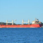 Freighter Federal Barents in the St. Mary's River, September