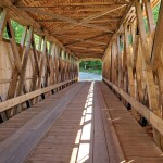 The newly rebuilt White's Bridge, Smyrna, June