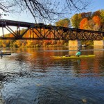 Fall color on the Muskegon River, October