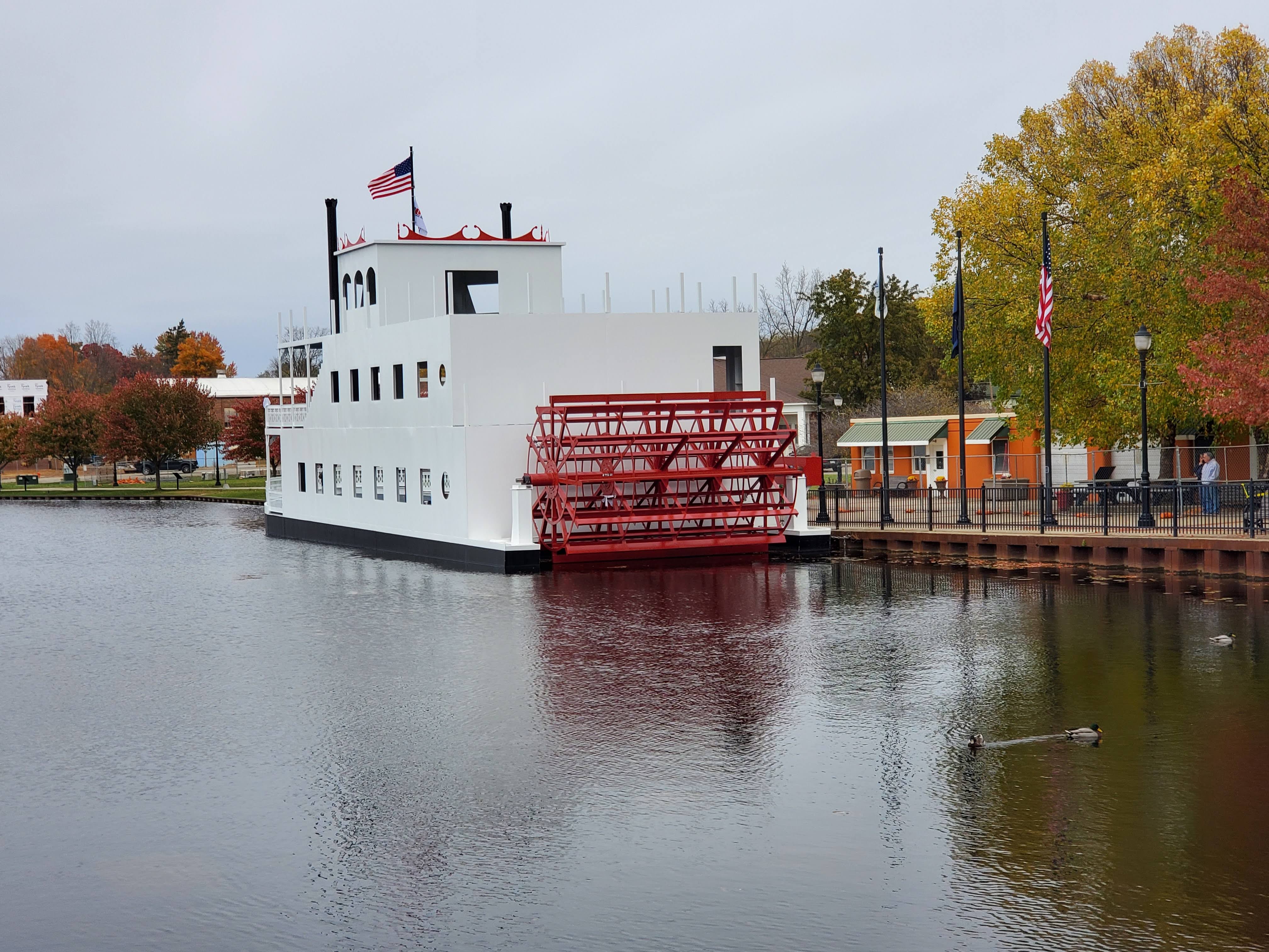 Progress continues on the new Lowell Showboat, October